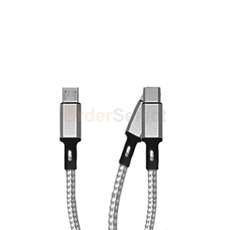Fenzer Multi Phone Charging Charger Cable Cord, 4ft USB Cable USB C, Micro USB gallery