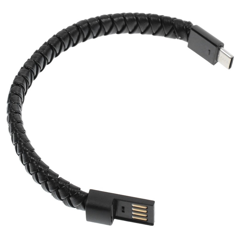 20 Cm Charging Cable Wristband Data Wire Bracelet Usb-c Charge for gallery