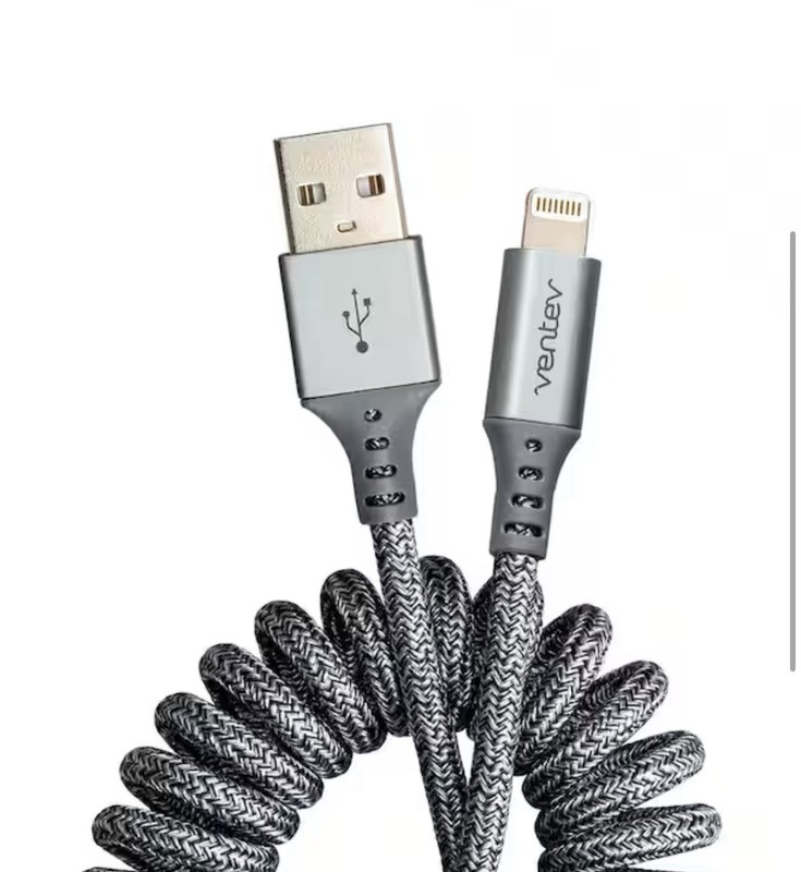 Ventev USB-A to MFI-CERTIFIED LIGHTNING Cable FOR IPHONE/IPAD - Expandable gallery