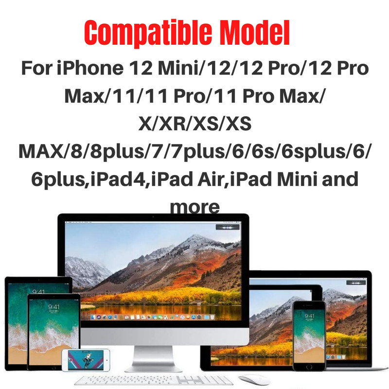 10X USB Charger Cable 3ft 6ft Lot For iPhone14 13 12 11 Pro XS XR Charging Cord gallery