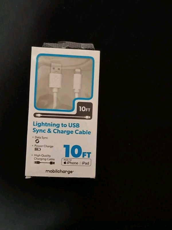 mobilecharger Lighting To Usb Sync And Charger Cable