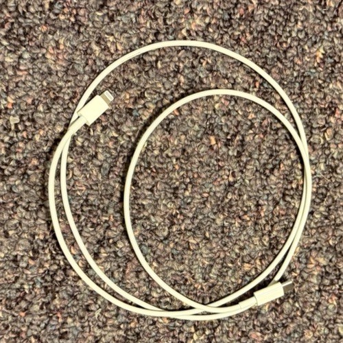 Apple USB-C to Lighting Charger Cable White Small Cord
