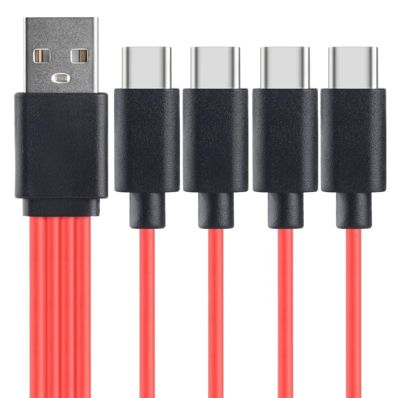 4 in 1 Convert Type C USB Cable For Tablet Laptop Phone Cord Splitter FastCharge gallery