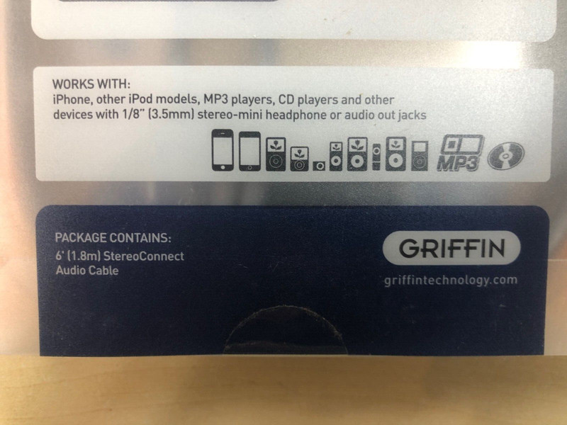 Griffin StereoConnect Audio Cable Connect your iPhone, iPod, MP3 to Your Stereo gallery