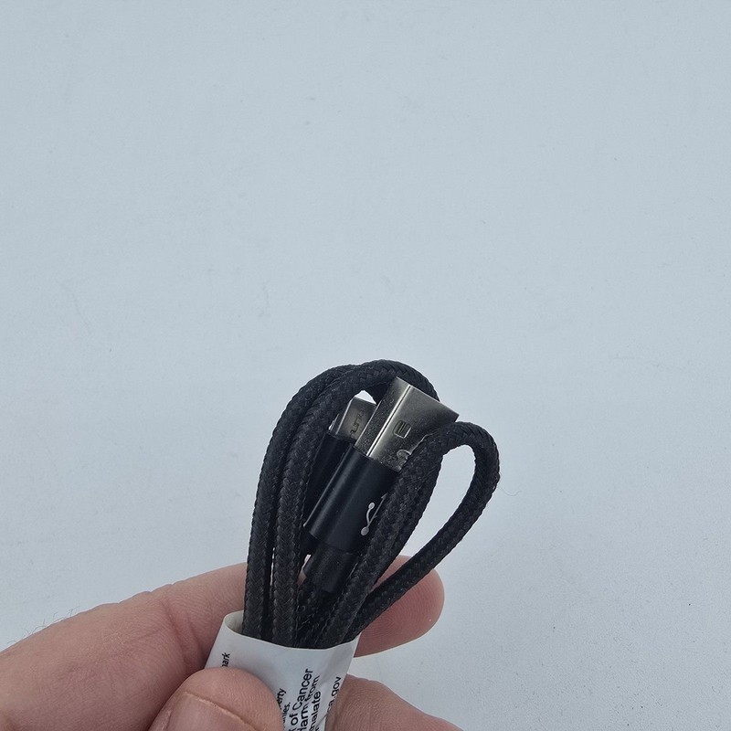 Wireless Gear 3FT Micro USB Fabric Cable - Black gallery