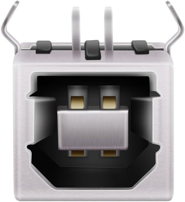 10 USB Female Type-B Jacks 4-Pin Right Angle DIP Sockets for Peripheral Devices gallery