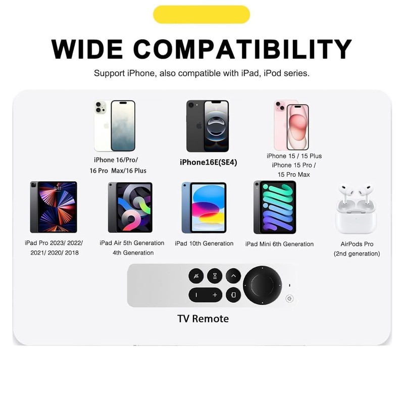 1.5ft Short iPhone 17 Car Carplay Cable USB A to USB C gallery