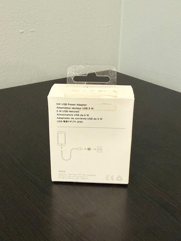 Apple 5W USB Wall Charger Cube Power Adapter for iPhone - White gallery