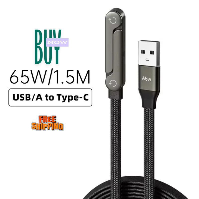 2-in-1 Invisible Holder Charger Cable–240W Fast Charging Cord with Phone Stand