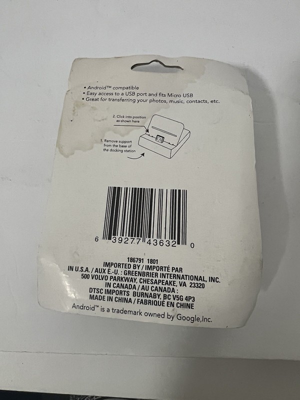 eCircuit Charge & Sync Dock Micro USB for Android Devices – New Sealed gallery