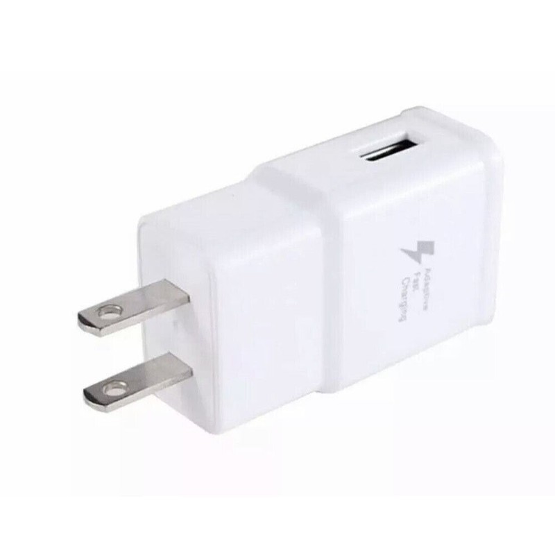 New USB Wall Charger Plug Universal Fast Wall Adapter Charger For Samsung White gallery