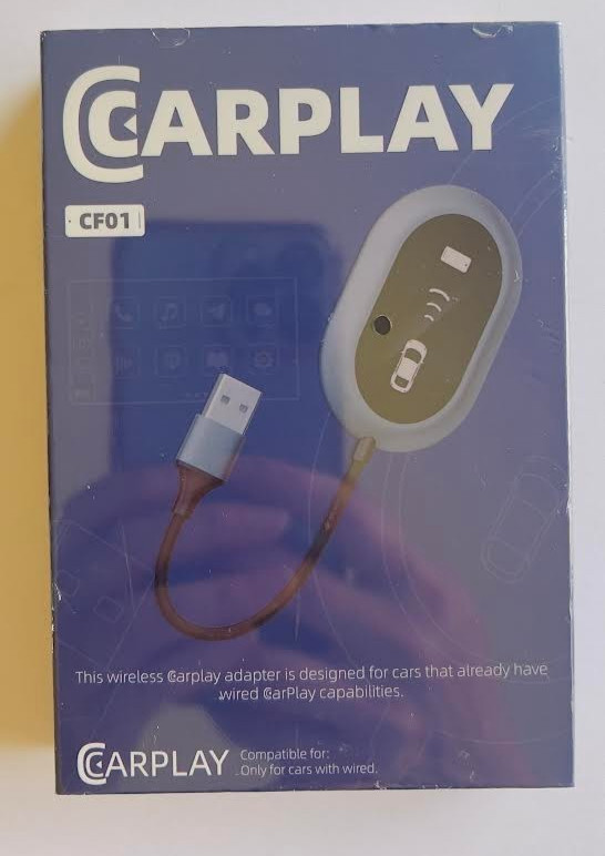 CF01 Wireless CarPlay Adapter – Converts Wired CarPlay to Wireless | Plug & Play gallery