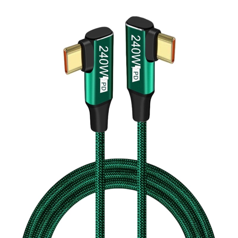 PD240W Type-C UsbC Fast Charging Cable 240W 48V 5A Quick Charge Nylon Braided gallery