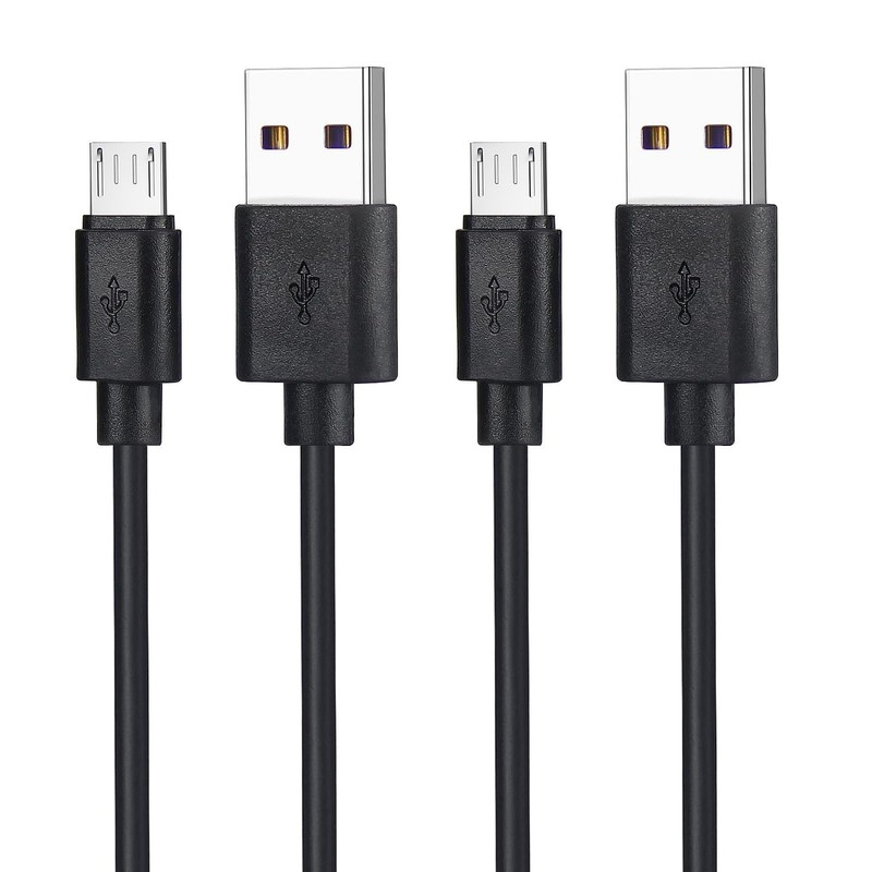 Micro USB Old Android Phone Charger Cord for Samsung Galaxy A15 3 Feet, Black