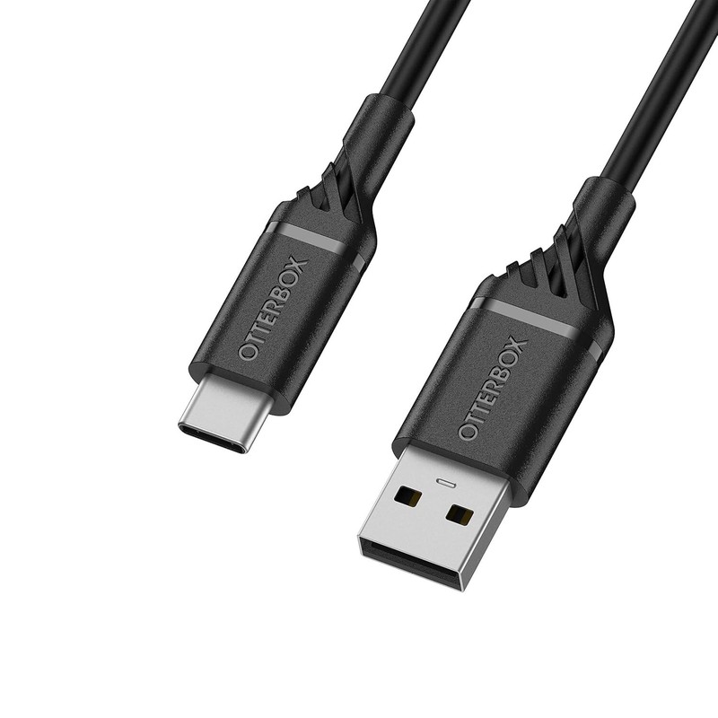OtterBox USB-A to USB-C Cable, 2M – Black