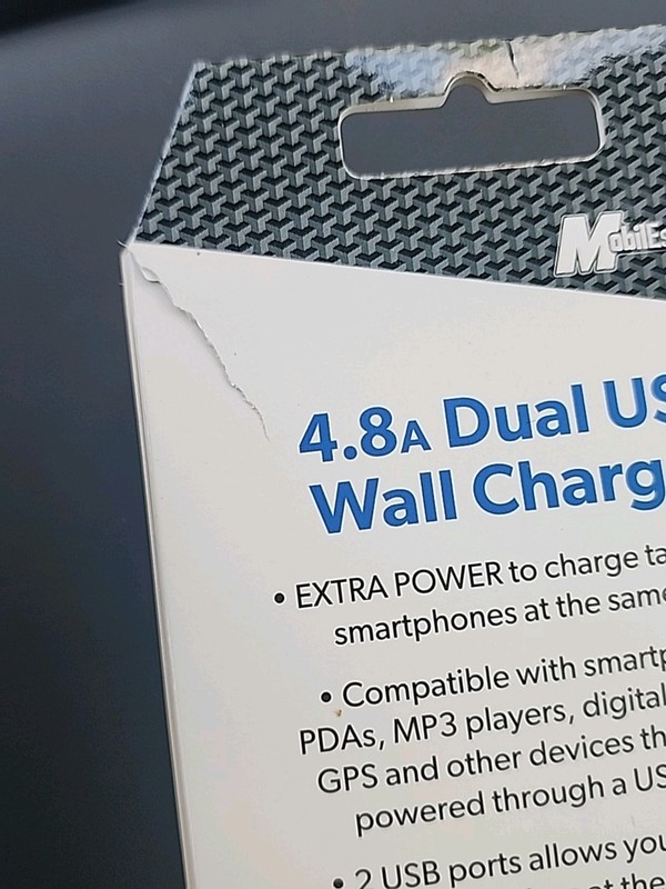 MobilEssentials 4.8a Dual USB Wall Charger Block White gallery