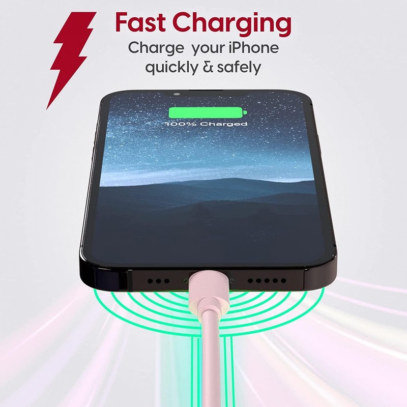 For iPhone XS 5 6 7 8 XR 6FT LONG USB CABLE CHARGER CORD POWER WIRE FAST CHARGE gallery