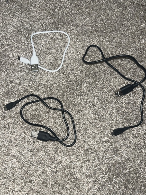 3 Small Micro USB Cables