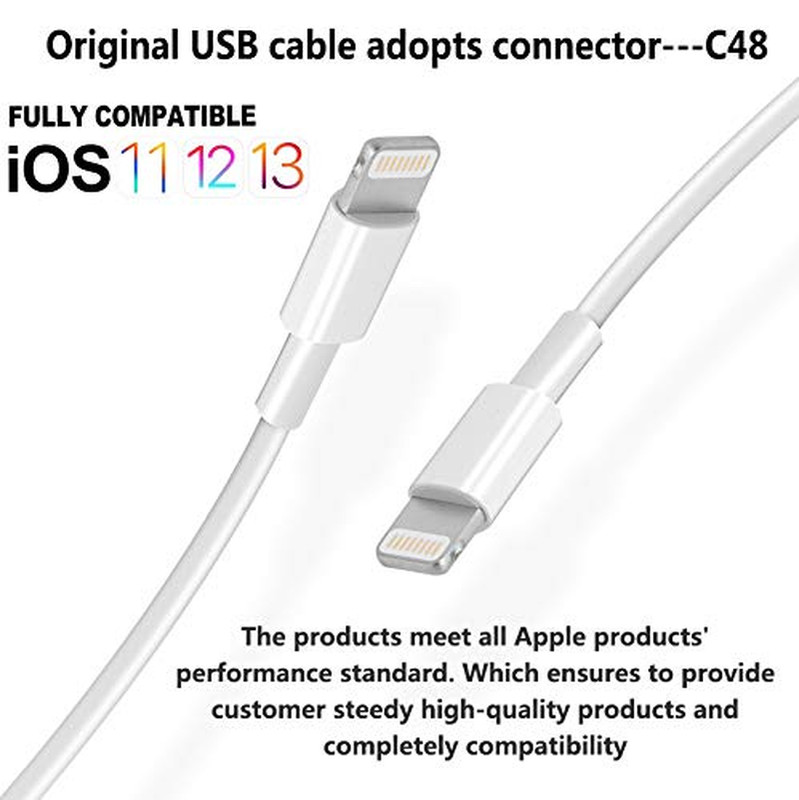 4Pack Original Apple Mfi Certified Charger Lightning to USB Charging Cable Cord gallery