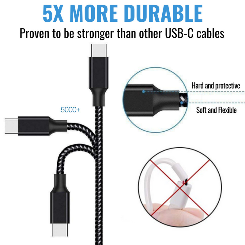 USB Type C Charger Cable Fast Charging For Samsung Google Galaxy LG PD Data Line gallery