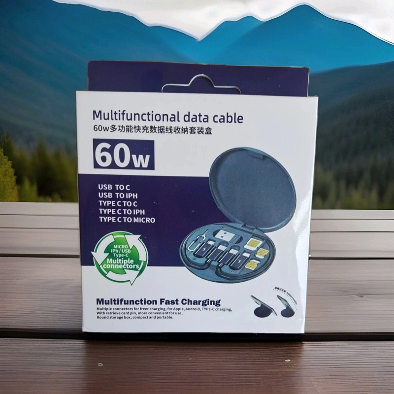 All-in-One Charging Kit – 60W Type C, USB-A