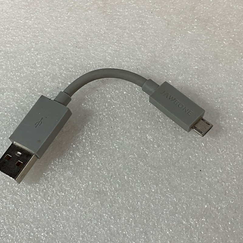 Jawbone USB-A to Micro USB Short Cable Gray 3 in