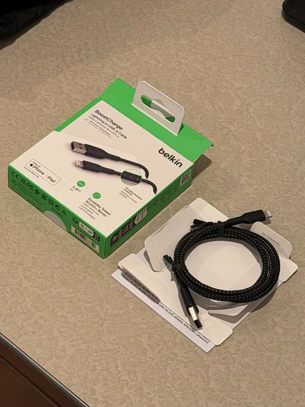 Belkin BOOST CHARGE Braided to USB-A Cable 3.3 Feet - (QUANTITY 2) gallery