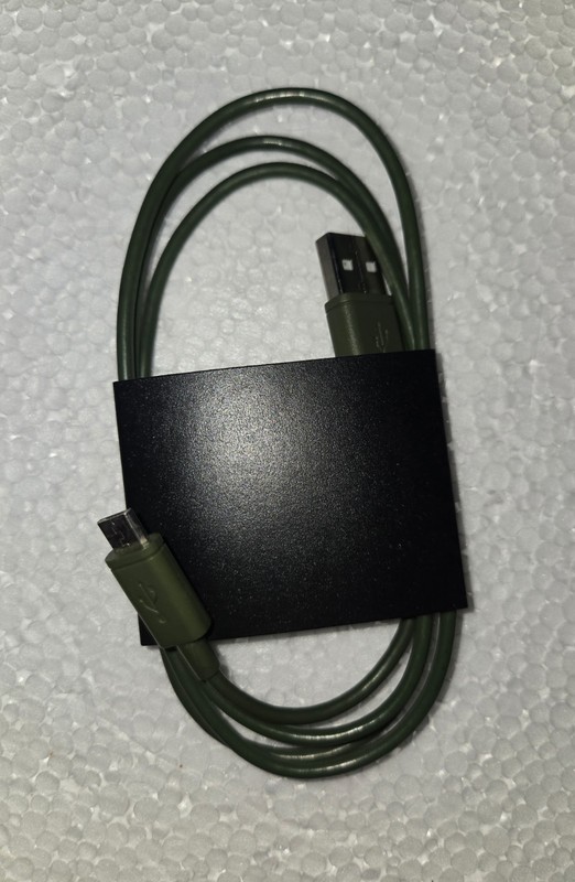 Insignia 3ft Micro USB to USB-A Charge and Sync Cable Olive Sea Green New