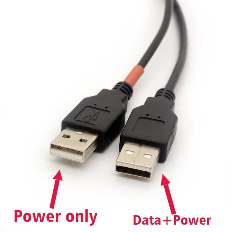 USB Cable Y Splitter USB 2.0 Power Enhancer Hub Adapter Data Charger Cable gallery