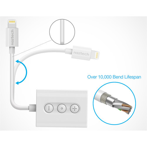 $40 Naztech 3.5mm Audio + Charge Adapter with Lightning Connector MFi-Certified gallery