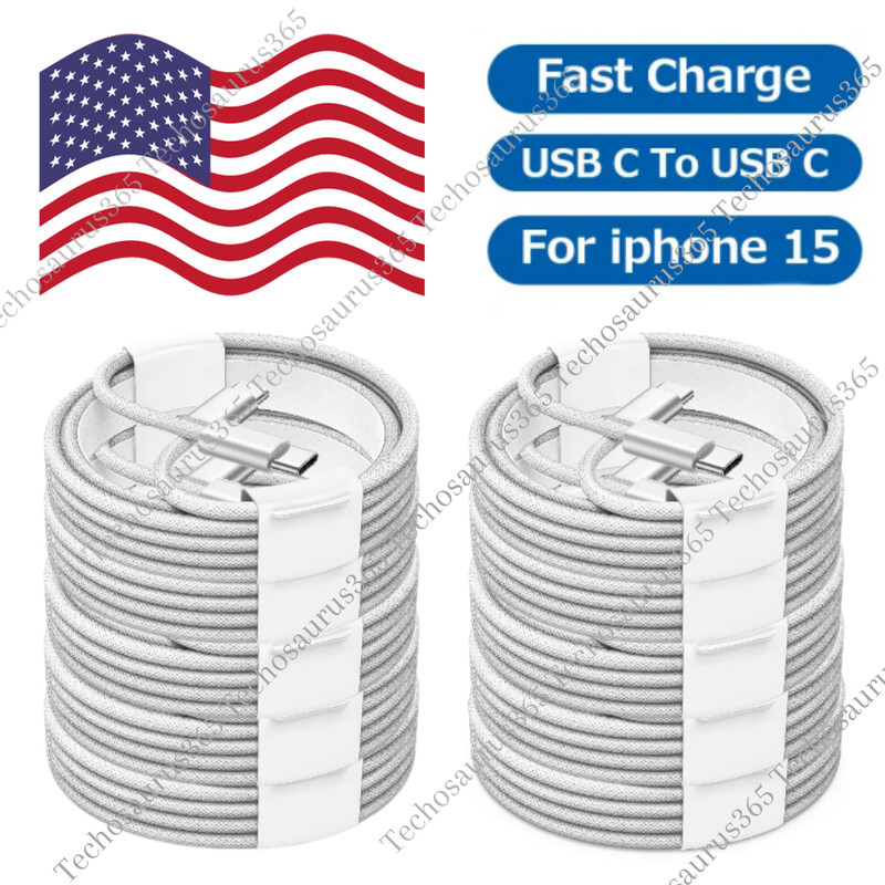 1-10X For iPhone 15 Pro Max Plus USB-C Cable Fast Charger Charging Type-C Cord