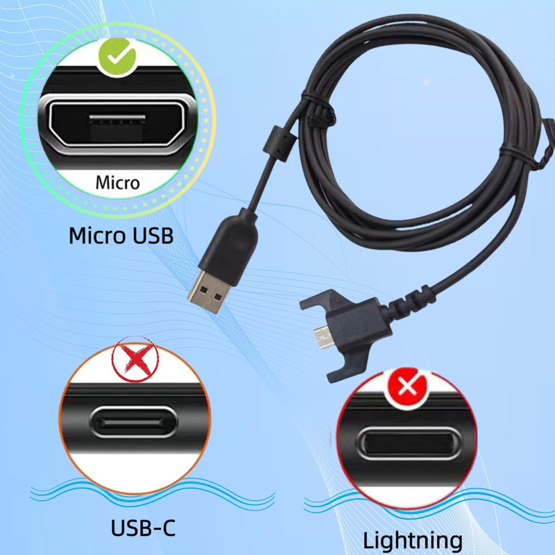 Usb Charging Cable Compatible with G403 G703 G900 G903 G Pro Wireless G560 gallery