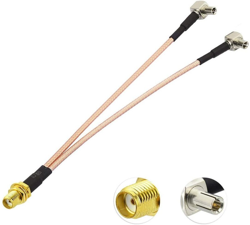 Antenna Splitter Adapter Cable TS9 For Netgear NIGHTHAWK M1 MR1100 Mobile Router