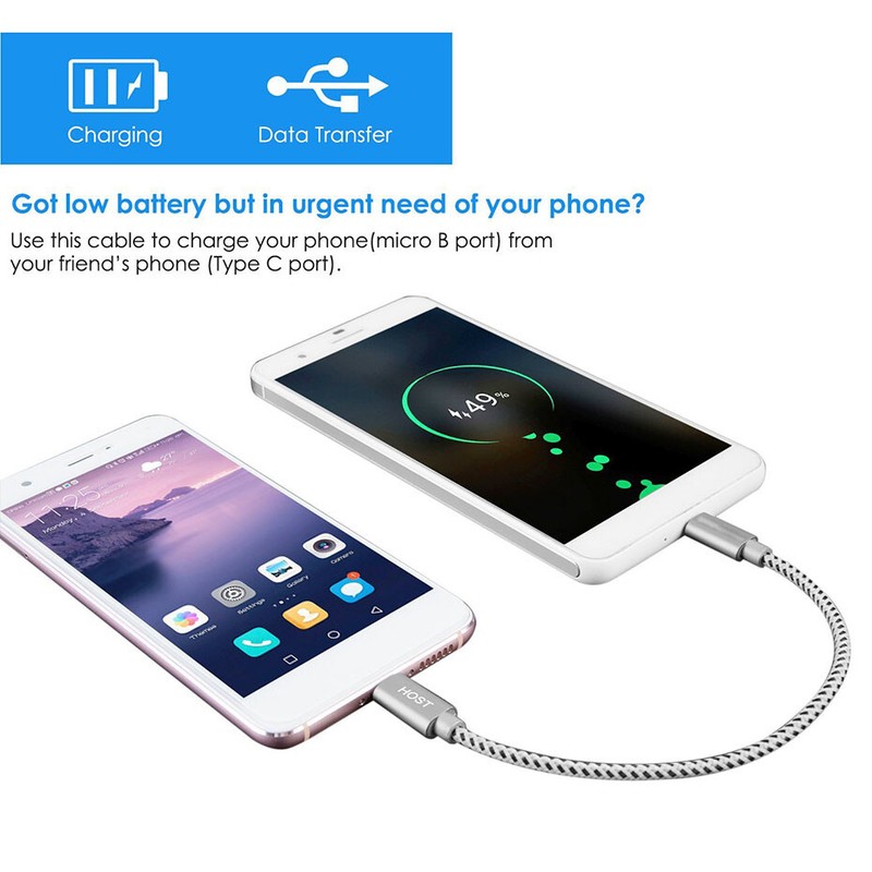 Type C USB-C to Micro USB Fast Charging OTG Adapter sync Data Cable For Macbook gallery