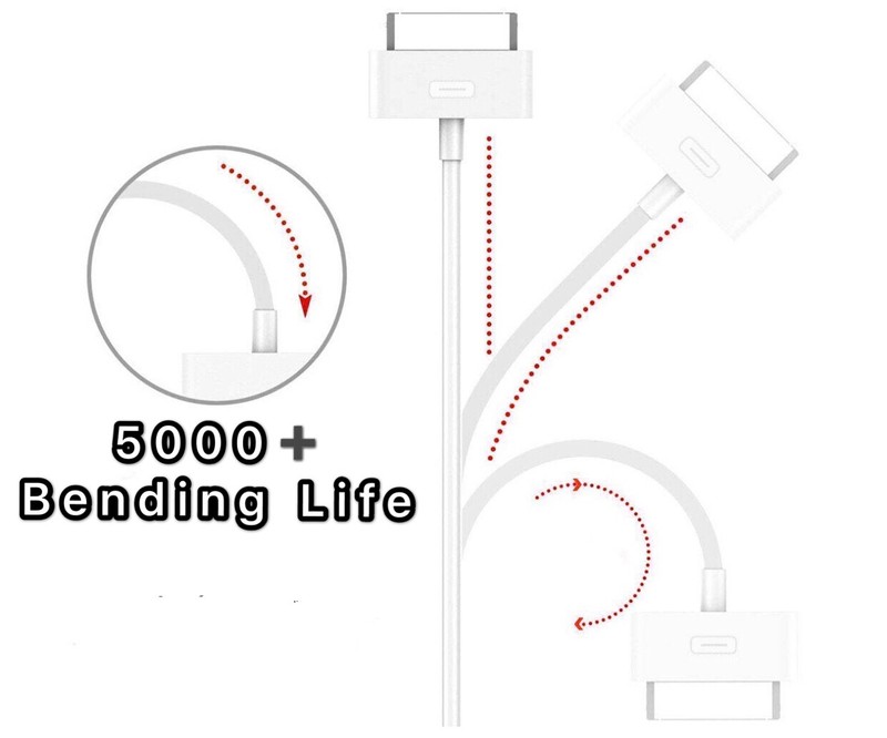 lot 6Ft USB Charger Cable Cord Compatible to charge iPhone 4 4S iPod 4th Ipad_2 gallery