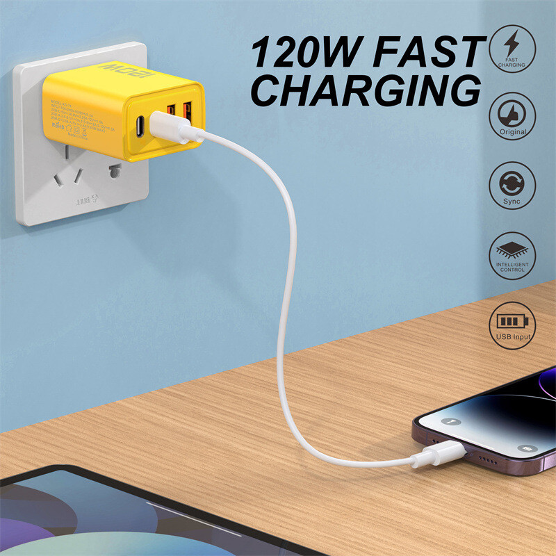 120W Super Fast Charging Charger Adapter For Samsung Galaxy A54 A52 A33 A12 A03s gallery