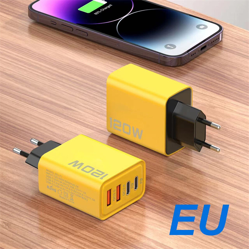 120W Fast Charging USB Type C Wall Charger For Samsung A15 A16 5G A25 A35 A55 gallery