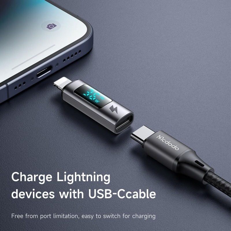 36W USB-C to Ligtnng Adapter Digital Display Type-C to Lightnng Adapter PD New gallery