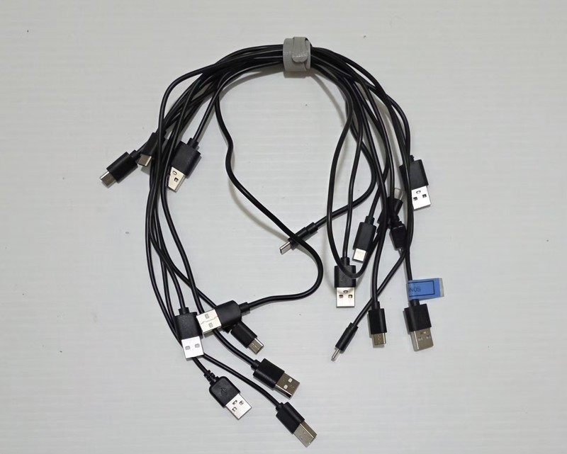 Lot of Mixed USB Charging Cables USB-C USB-A Micro USB gallery