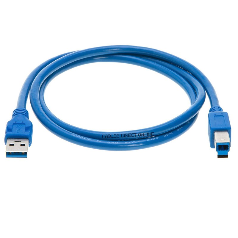 USB 3.0 A Male to B Male Cable Cord 3FT 6FT 10FT Data Wire HP CANNON High Speed gallery