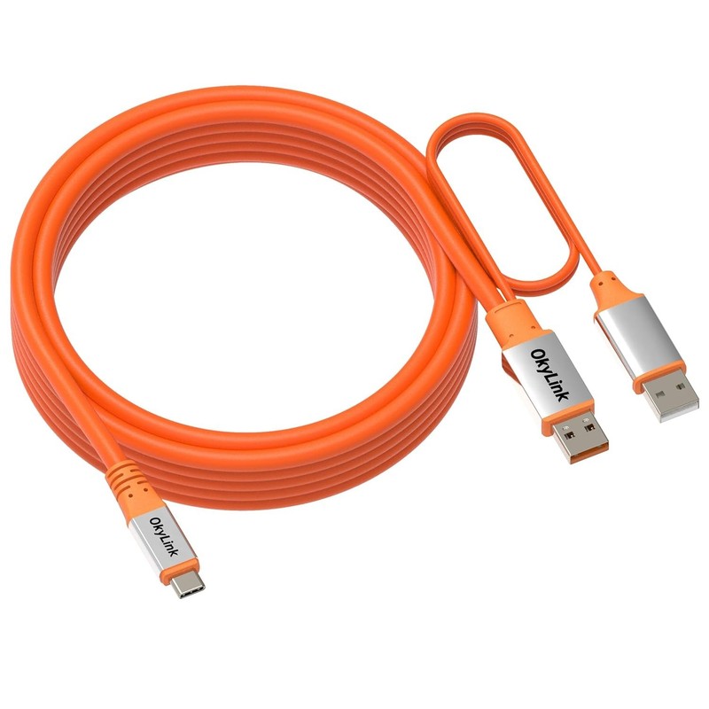 High-Speed 15ft USB 3.2 Gen 2 Type A to Type C Male Cable gallery