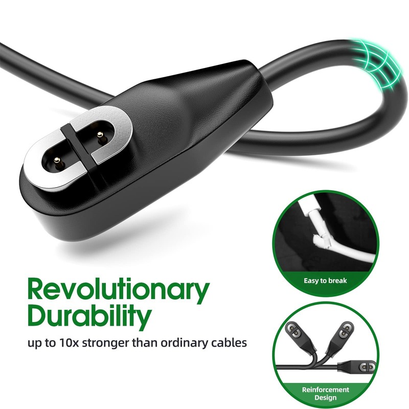 3.3ft & 6ft Shokz Charging Cable 2 Pack Black aftershokz Headphones Charger R... gallery
