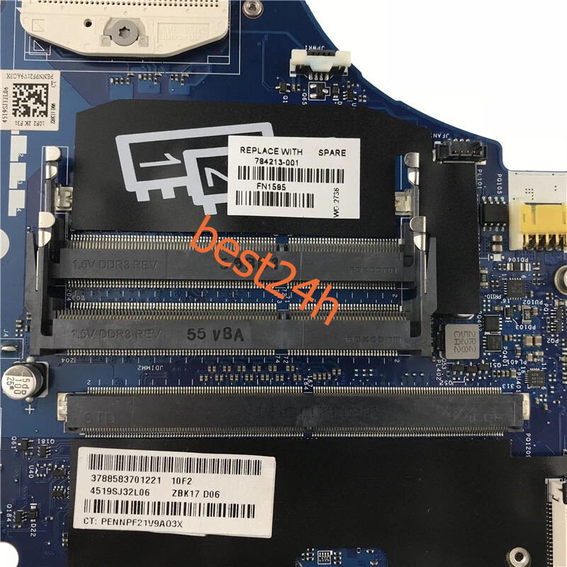 For HP Zbook 17 G2 Motherboard 784213-501 784213-601 784213-001 LA-B391P Tested gallery