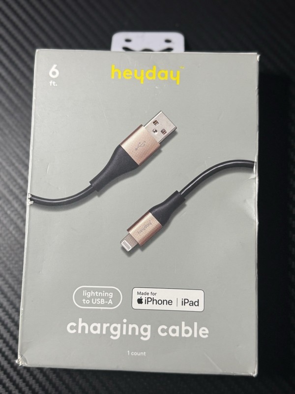 Heyday 6ft MFi-Certified Lightning USB-A Charging Cable