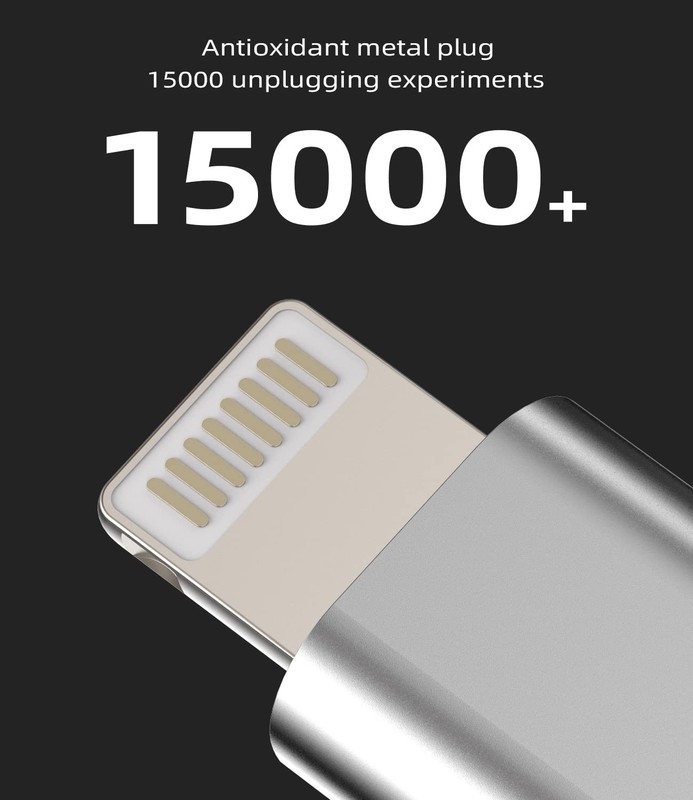 USB C Female to Lightning Male Adapter 3 Pack, Apple MFi Certified gallery