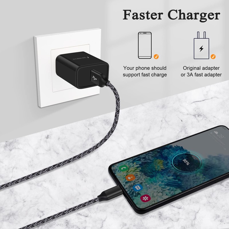Samsung Charging Cord USB C Cable for Galaxy S26 Ultra S26+ S26 S25 A17 A16 A... gallery