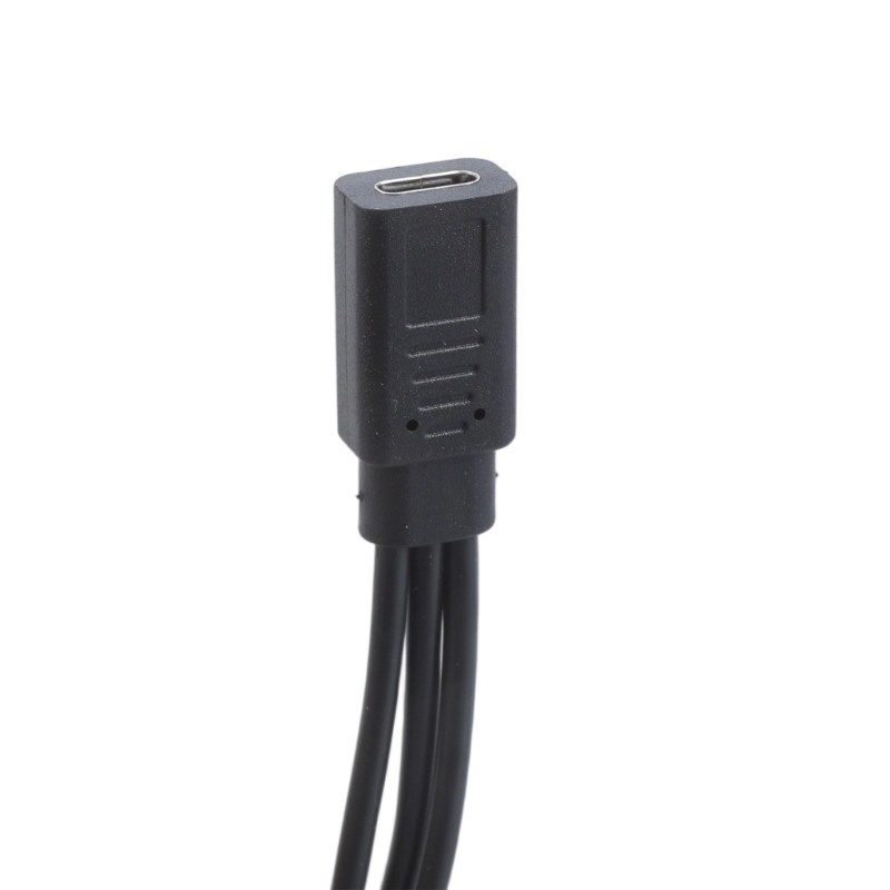 30cm Charging Adapter Cable Charging Cord USB C to 2 Type-C & 5Pin USB Cable gallery