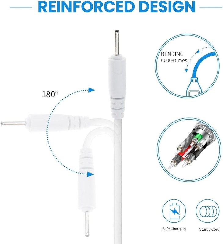 E ECSEM Replacement 2.0mm USB DC Charging Cable USB Adapter Cord 2.0mm Fast gallery