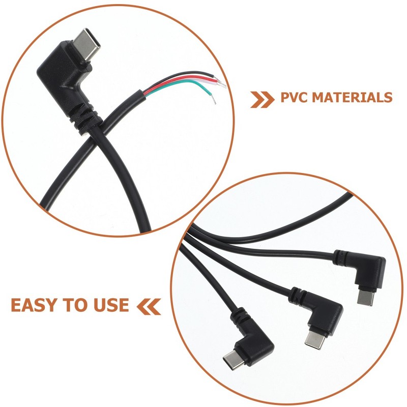 8 Pcs Type C To 4-Pin Bare Cable 4-pin Open Cable Usb Cable Diy Type C Bare gallery