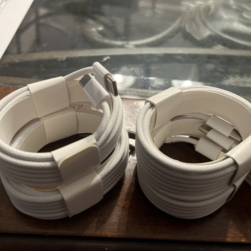 New OEM USB-C to USB-C Cable Fast Charge Cord For iPhone16/15/Plus/ProMax/iPad. gallery